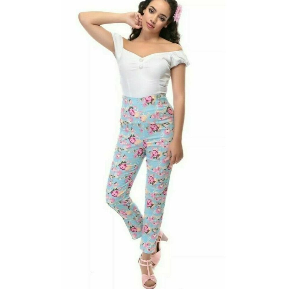 Collectif Vintage Bonnie Trousers Women's Size 14